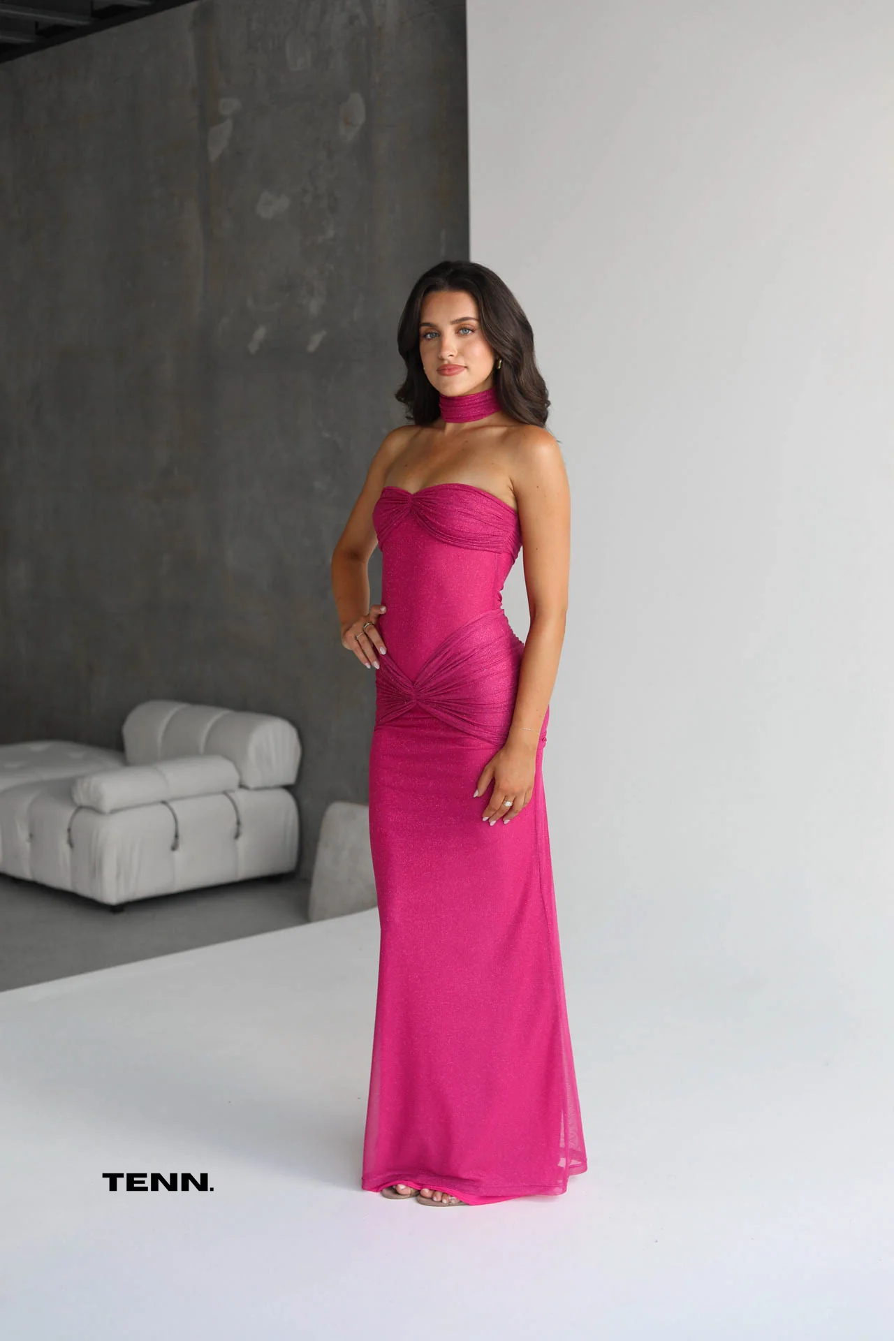 Inspired Starlite Dress - Magenta - Image 2