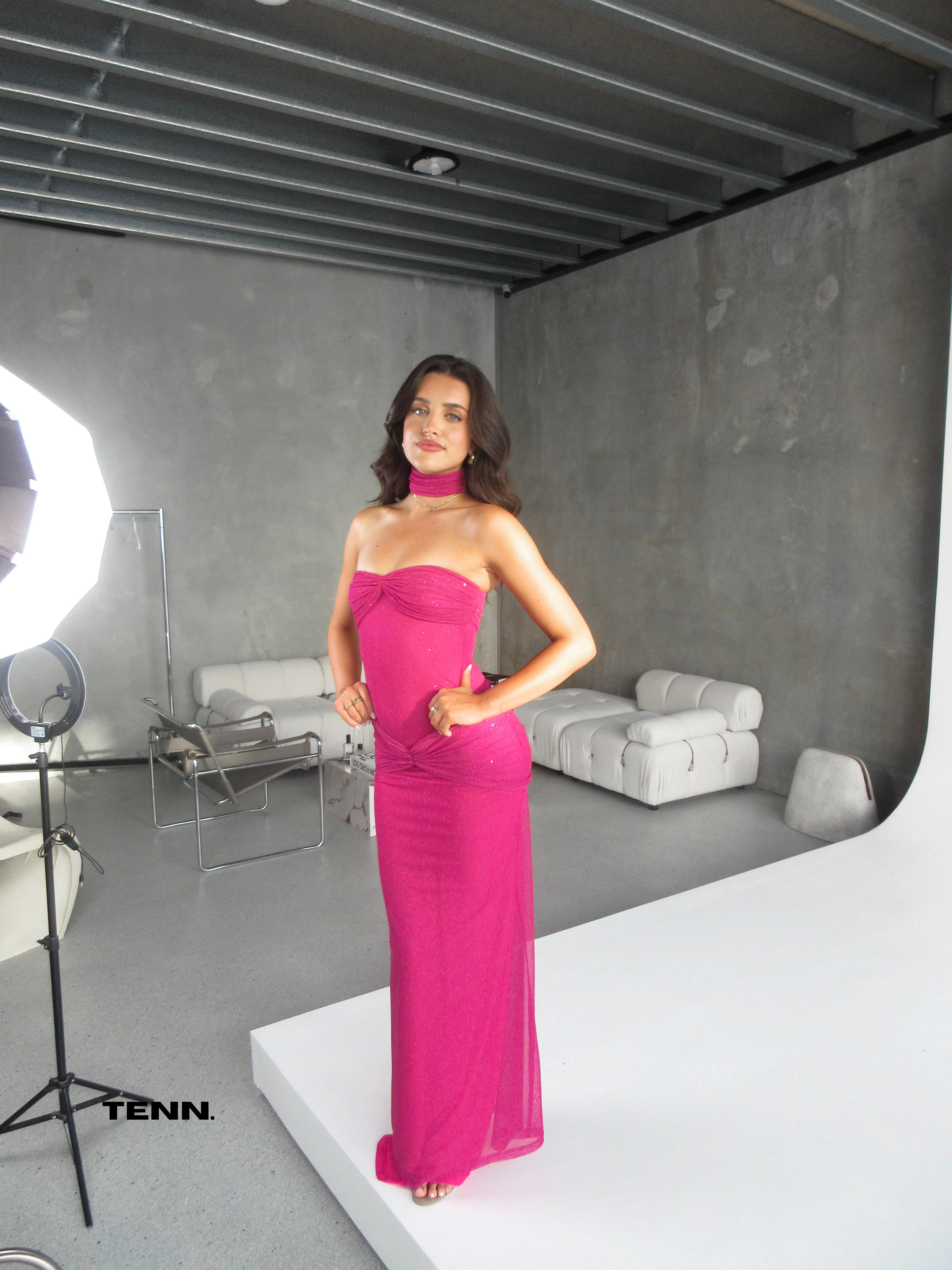 Inspired Starlite Dress - Magenta - Image 7