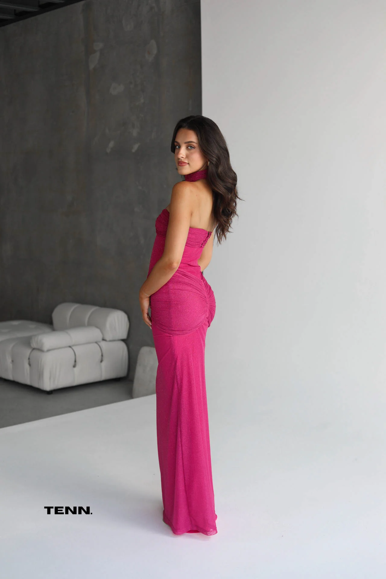 Inspired Starlite Dress - Magenta - Image 8