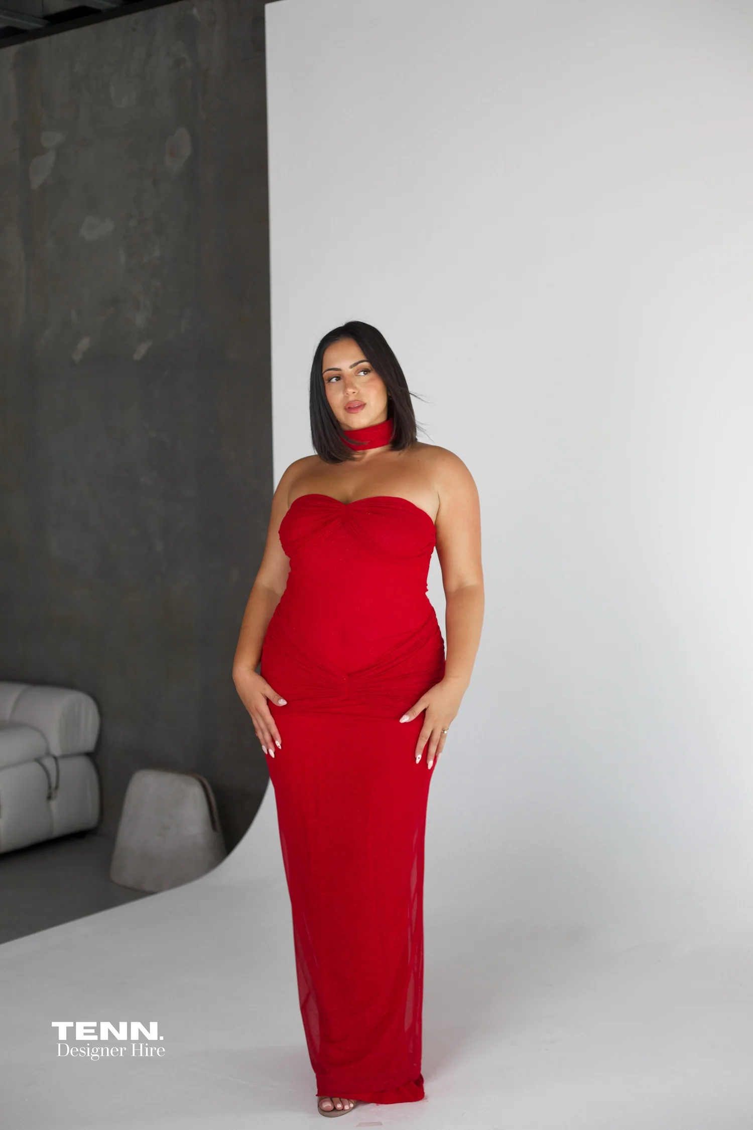 Inspired Starlite Dress - Red - Image 2