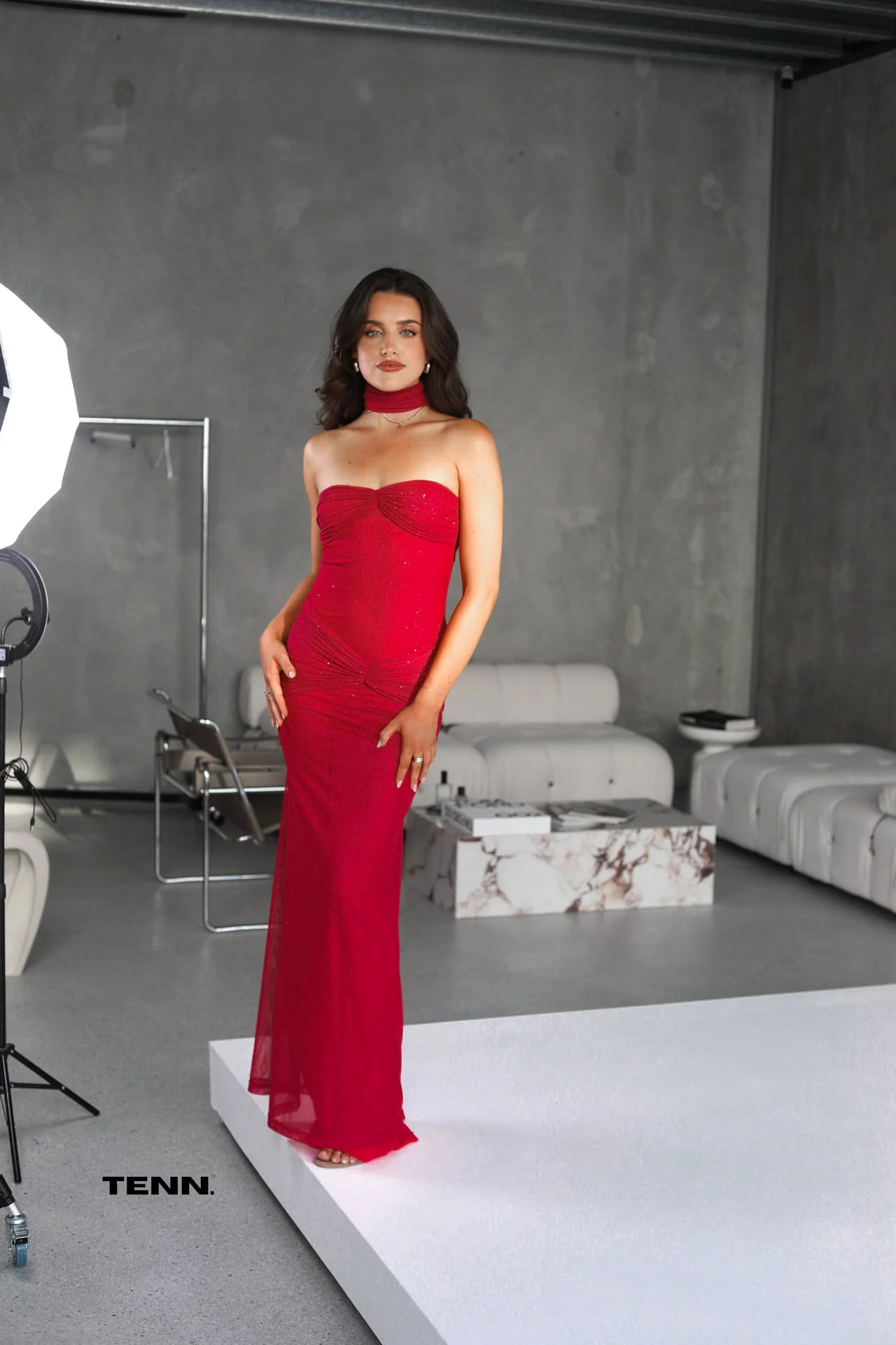 Inspired Starlite Dress - Red - Image 5