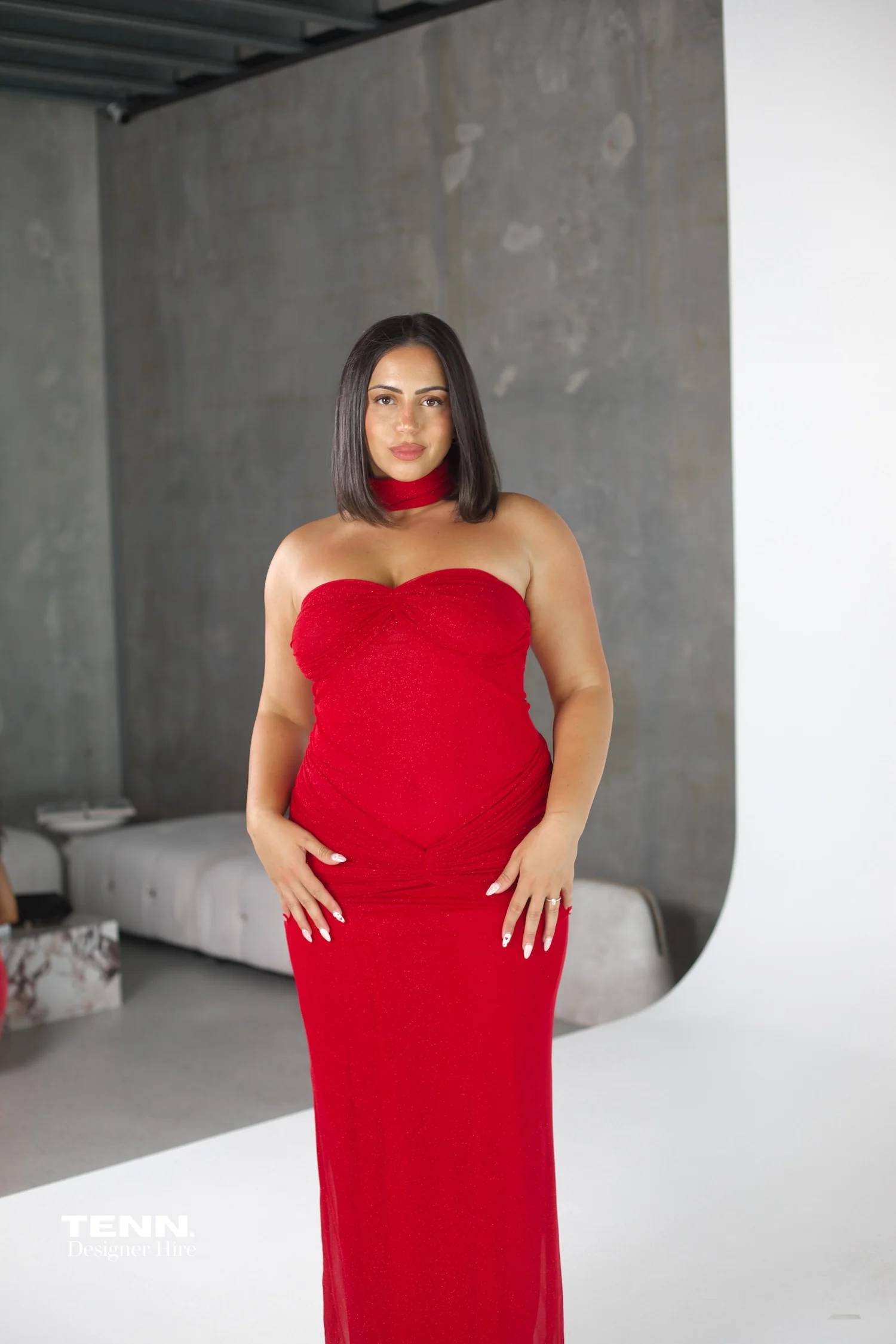 Inspired Starlite Dress - Red - Image 7