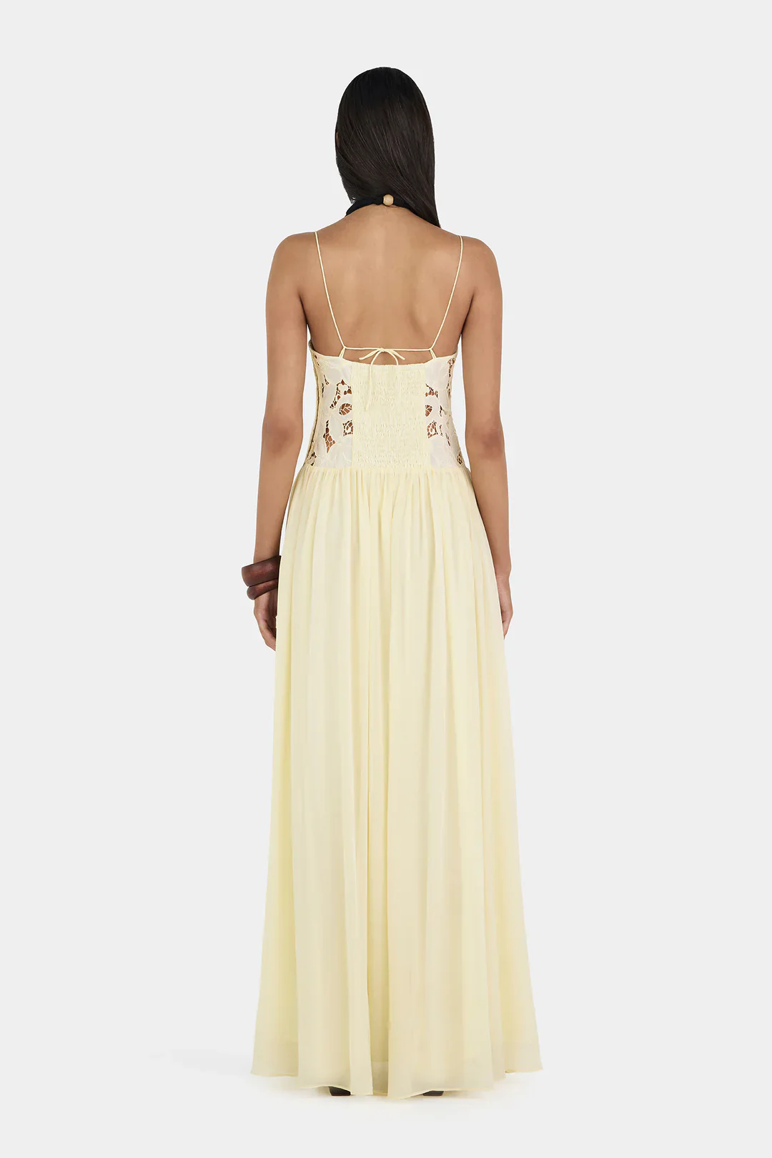 Stephanie Maxi Dress - Lemon - Image 4