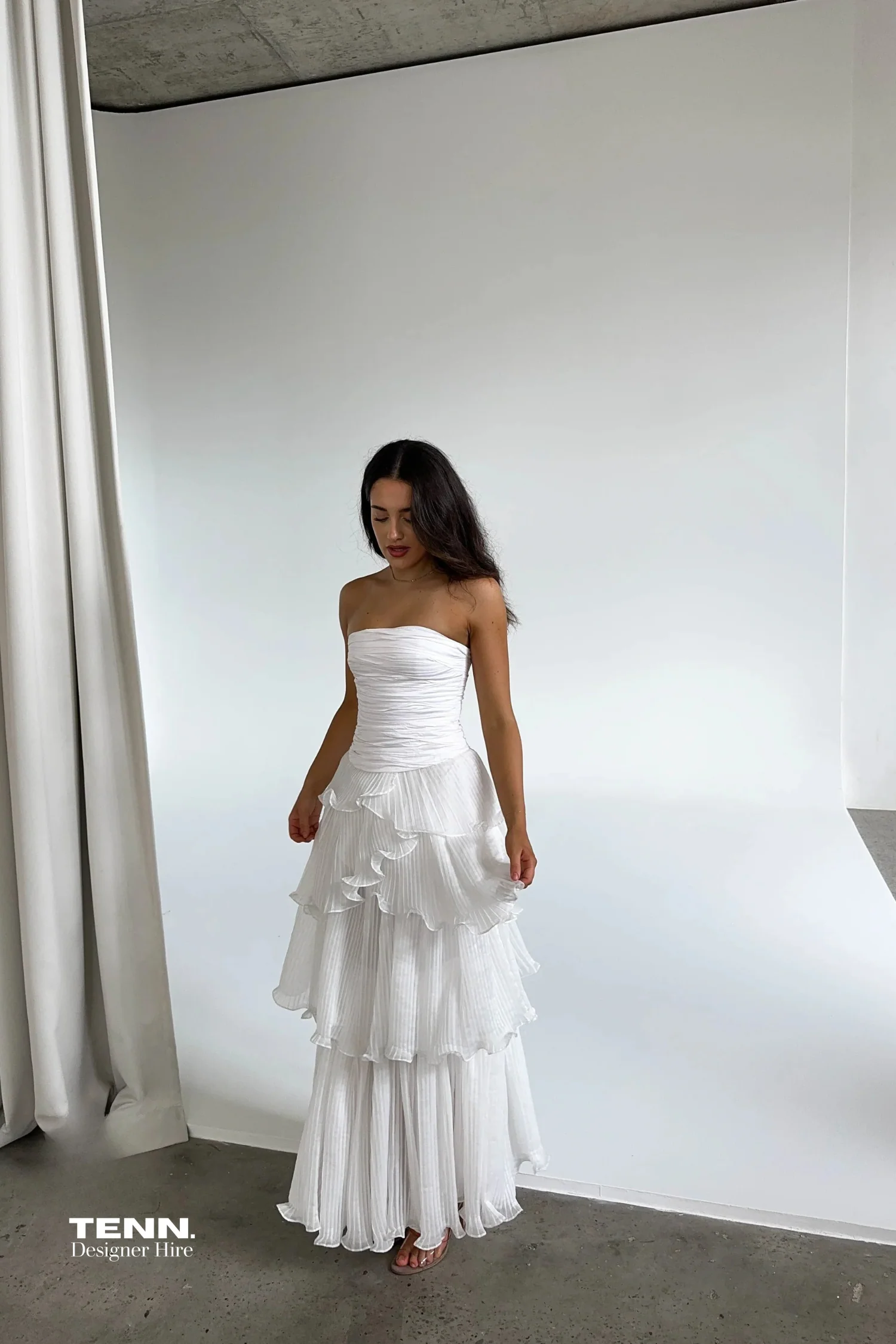 Sunbeam Bustier & Cosmos Tiered Maxi Skirt - Image 4