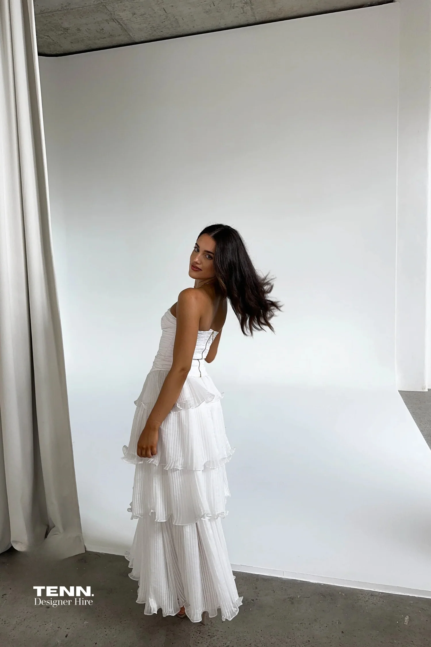 Sunbeam Bustier & Cosmos Tiered Maxi Skirt - Image 5