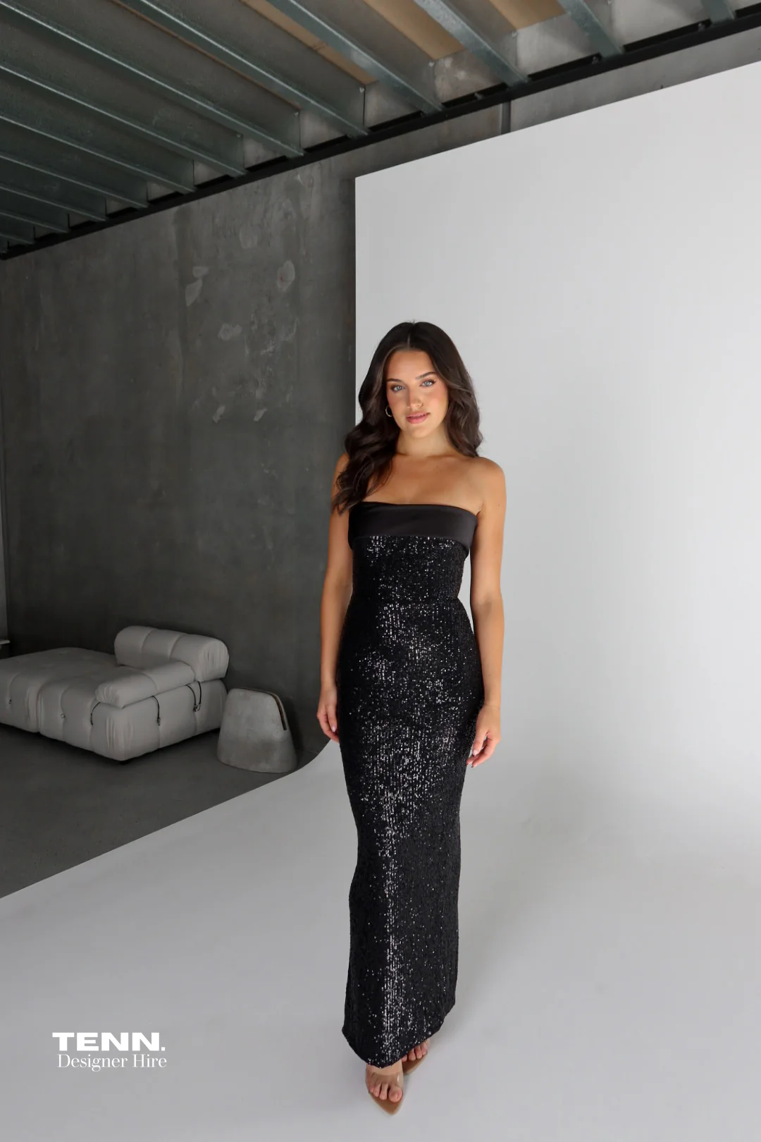 Thalia Gown - Black - Image 2