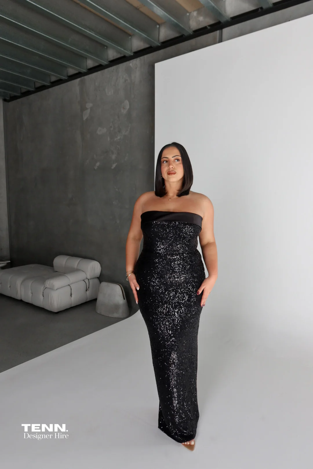 Thalia Gown - Black - Image 4