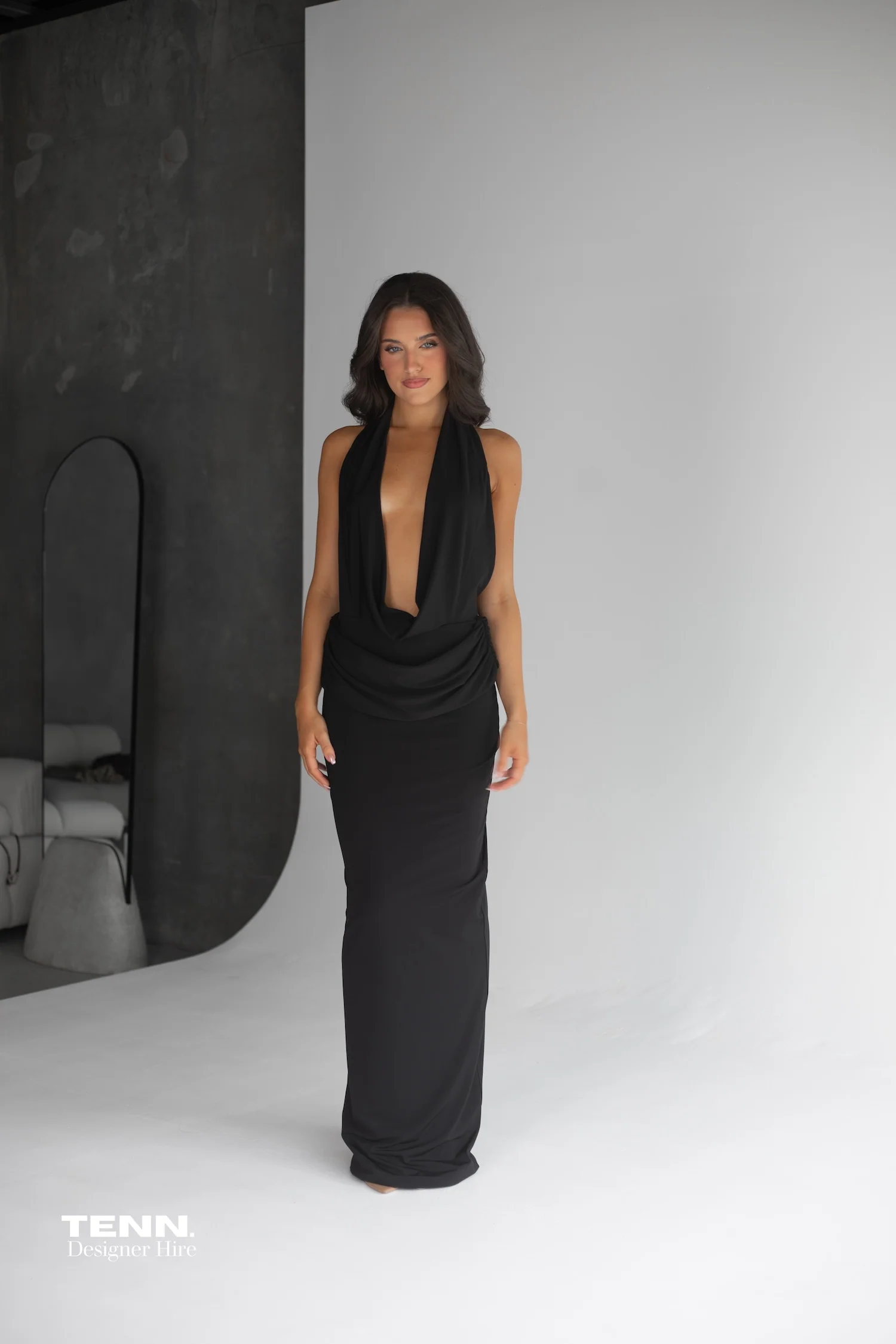Vanessa Jersey Dress - Black