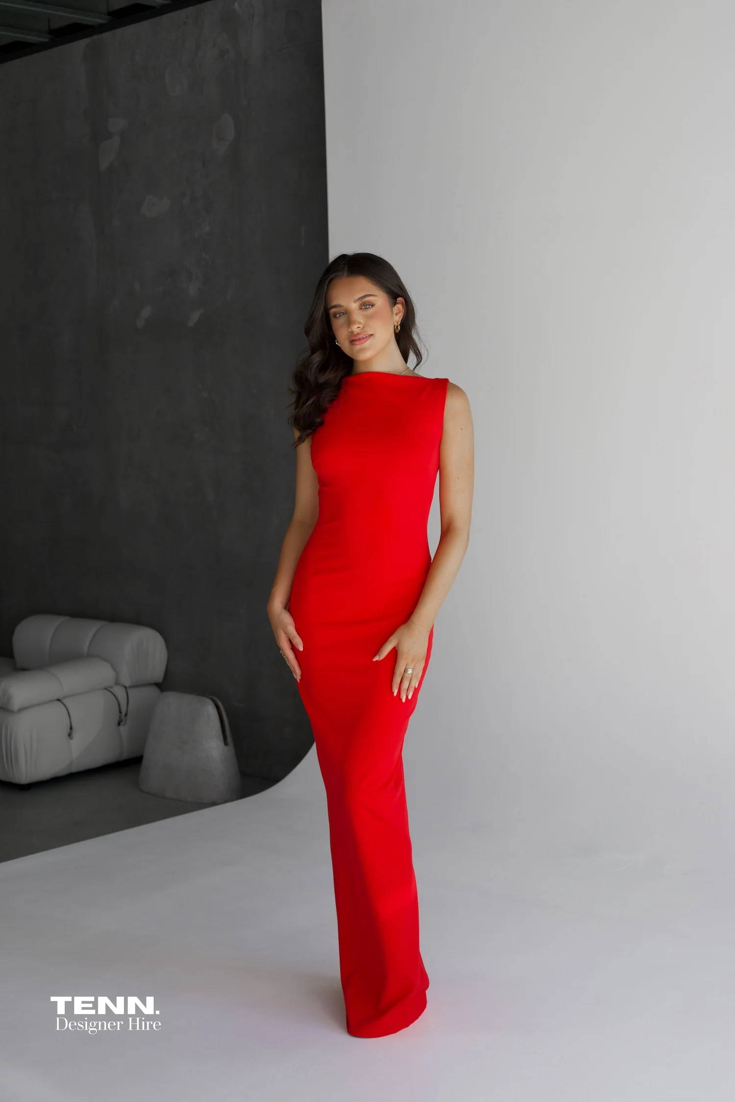 Verona Gown - Red - Image 2