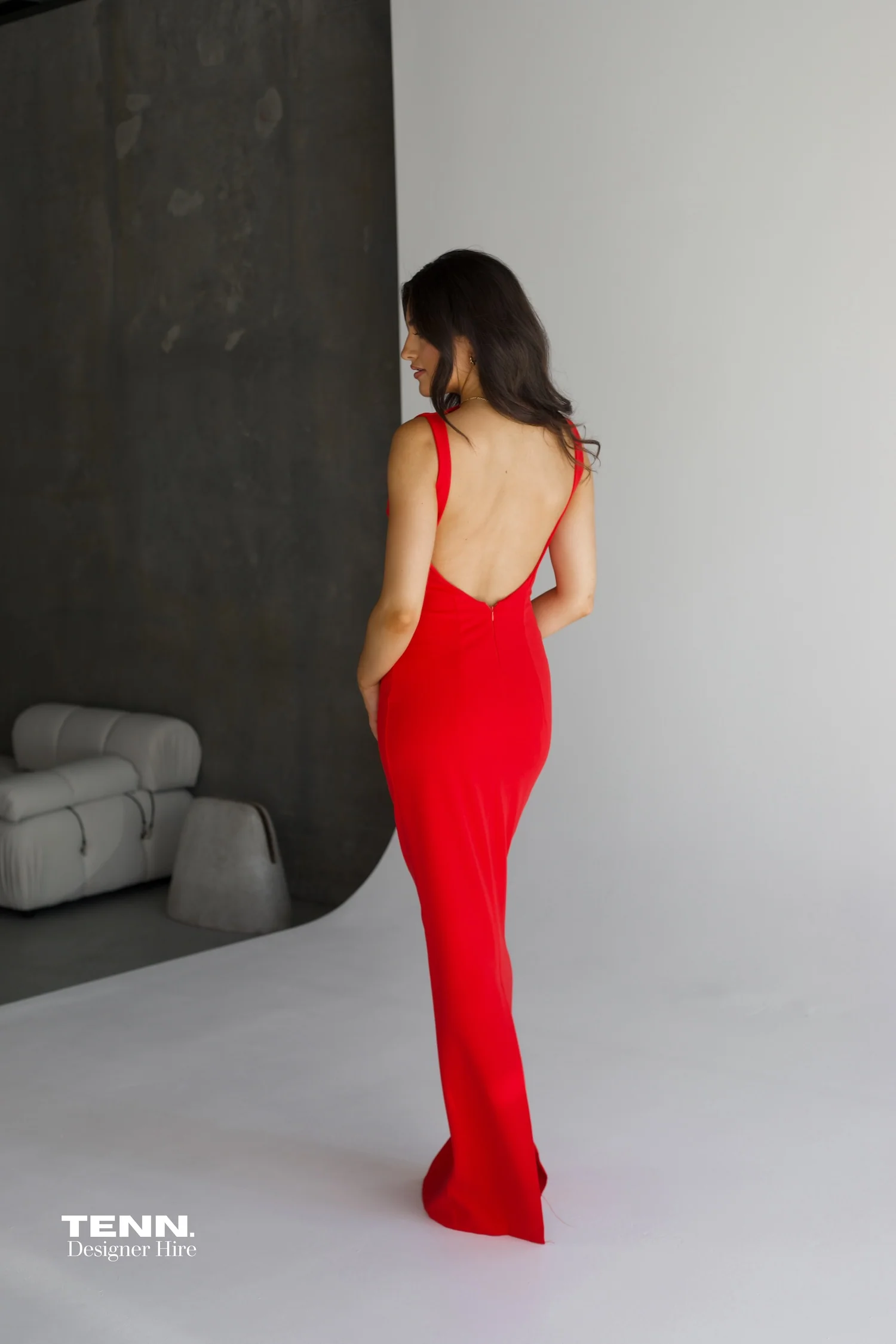 Verona Gown - Red - Image 3