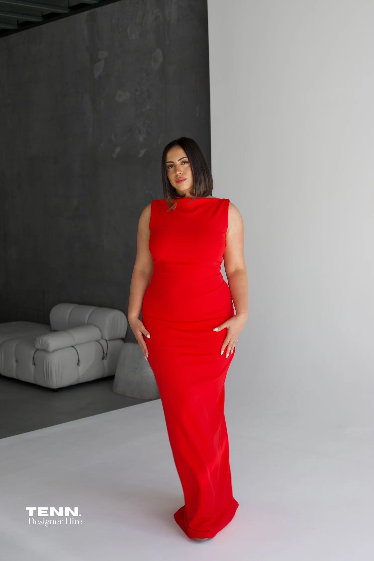 Verona Gown - Red - Image 4